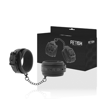 Vegan Leather Handcuffs With Neopreme Lining