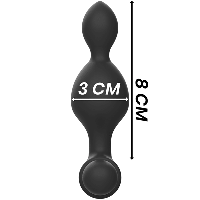 Tucker Analplug Black&Silver