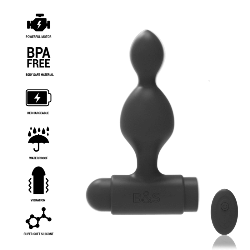 Tucker Analplug Black&Silver