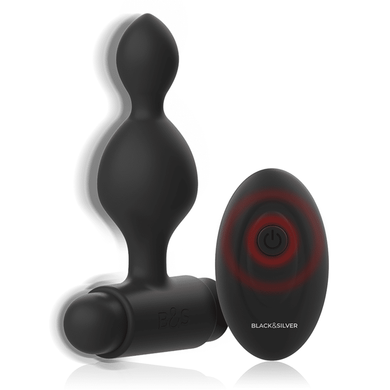 Tucker Analplug Black&Silver
