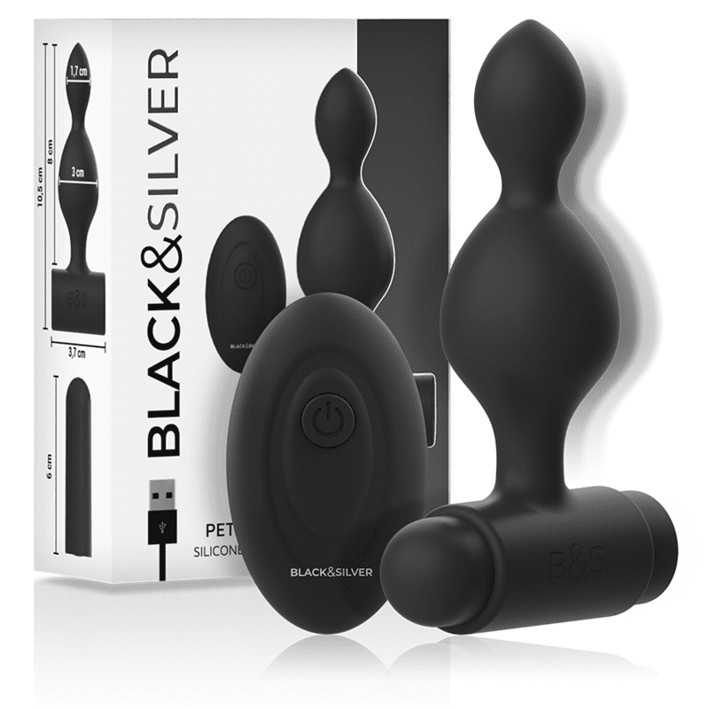 Tucker Analplug Black&Silver