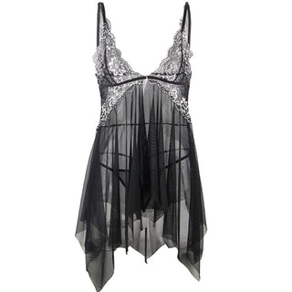 Subblime Elegant Babydoll med Asymmetrisk Kjol