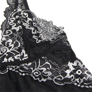 Subblime Elegant Babydoll med Asymmetrisk Kjol