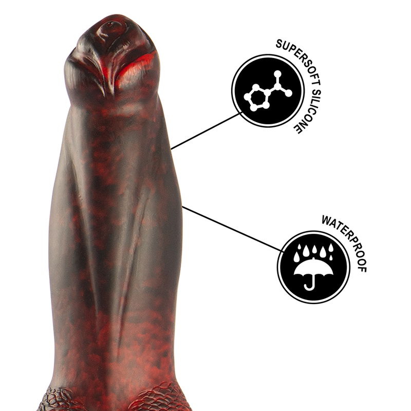 Prometheus Vibrerande Fantasy Dildo med Fjärrkontroll
