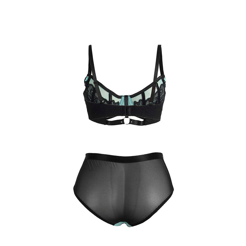 Subblime Grönt Lingerie Set Push-Up