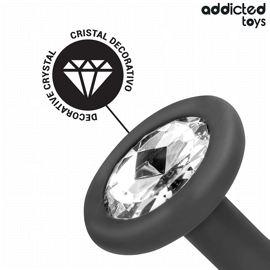 Addicted Toys Anal Plug Set – 3 Silikonpluggar med Kristall