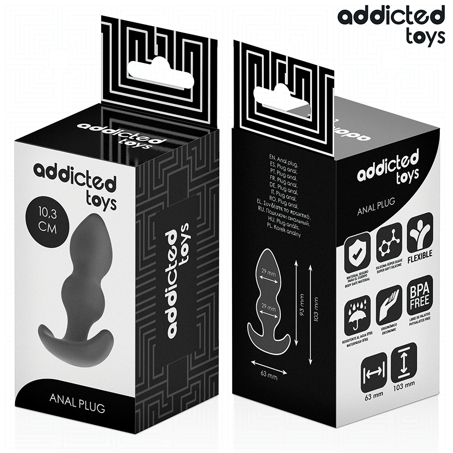 Addicted Toys Anal Plug – Silikon 10,3 cm