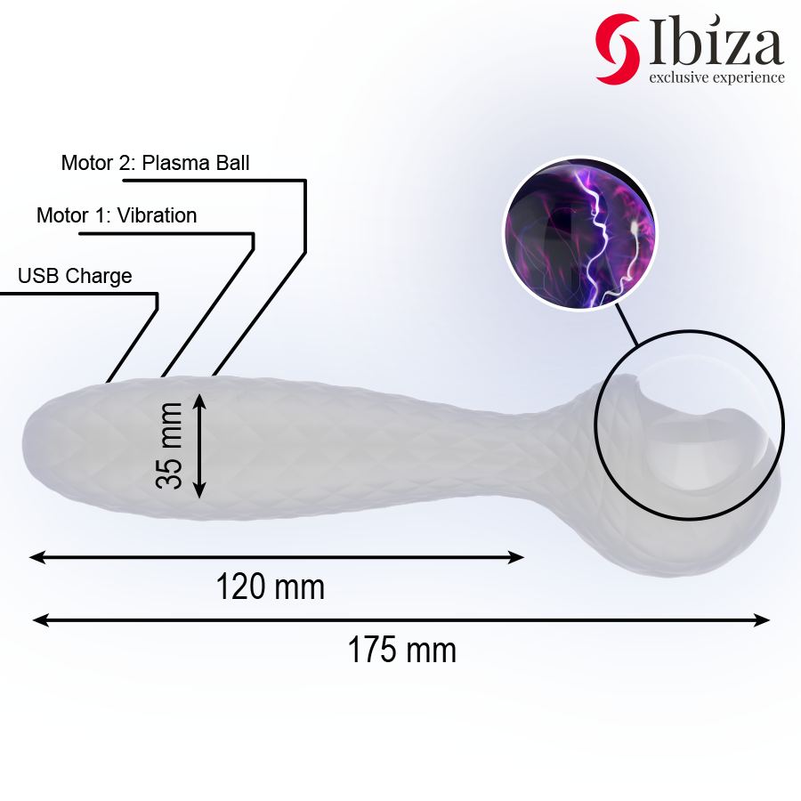 Ibiza Plasma Sphere Vibrator
