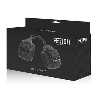 Vegan Leather Handcuffs With Neopreme Lining