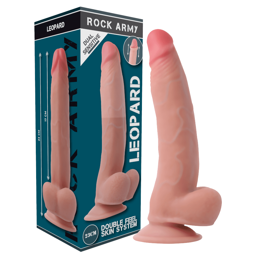 Dual Density Leopard Dildo