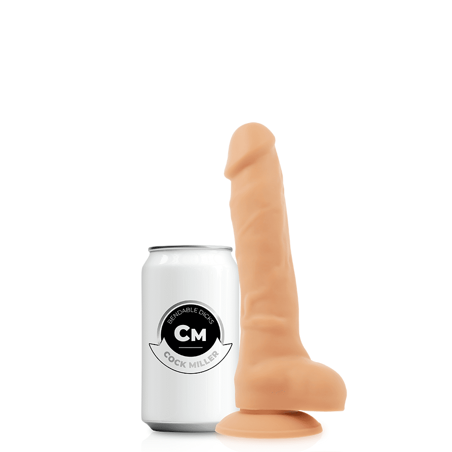 Flexibel 18 cm Sugproppsdildo