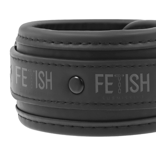 Vegan Leather Handcuffs With Neopreme Lining