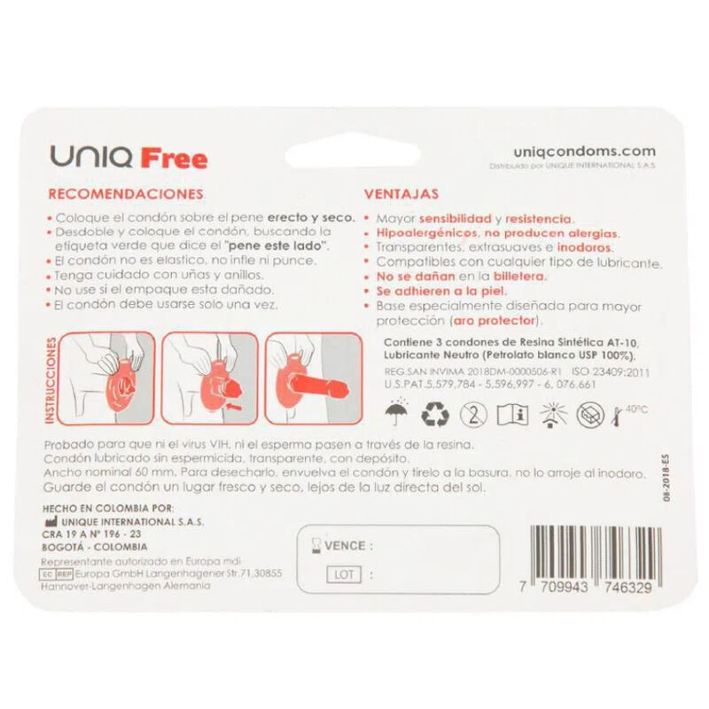 Latexfri Kondomer 3-pack