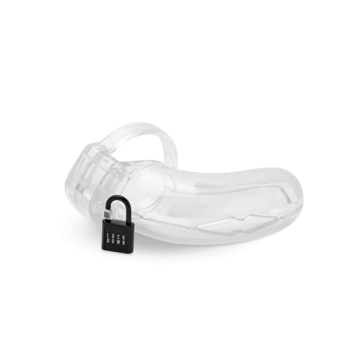 Lockdown Chastity Cage Clear - Large