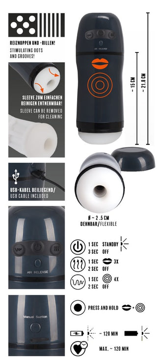 Avsugningsmaskin Rebel Stroker