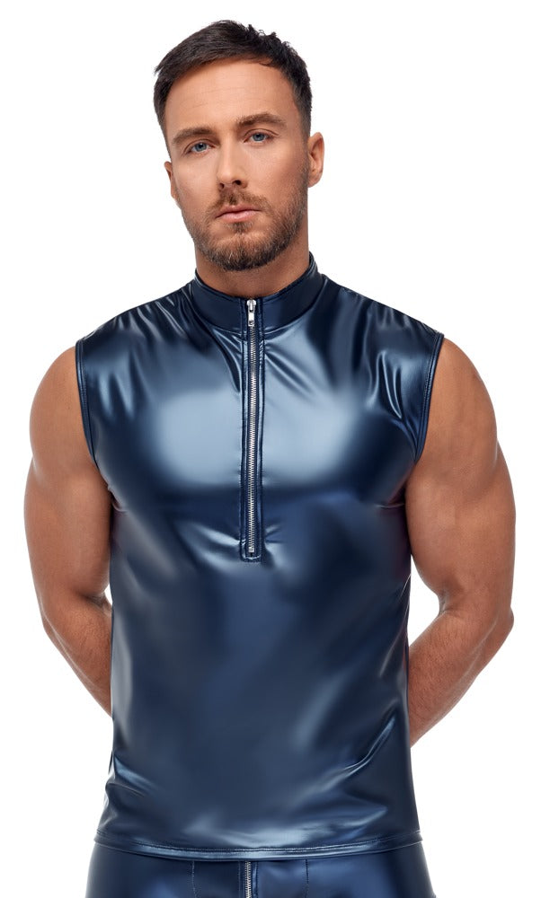 NEK Blue Wetlook Sweater