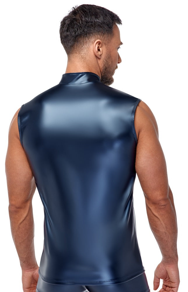 NEK Blue Wetlook Sweater