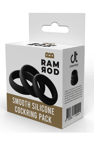 Tre St Penis Ringar Silikon