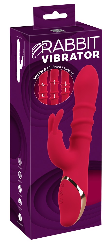 Rabbit vibrator Length 24 cm