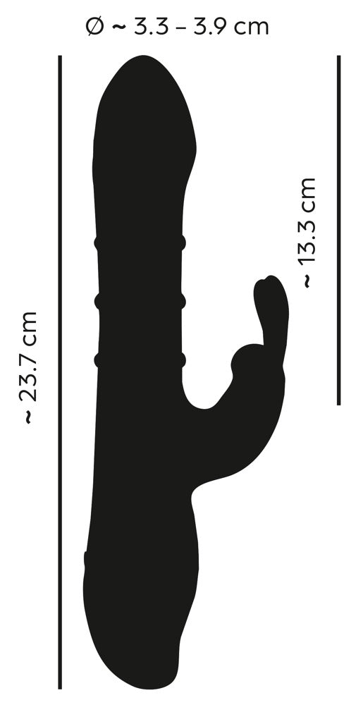 Rabbit vibrator Length 24 cm