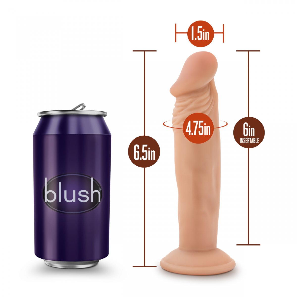 Dr.Skin Realistisk Dong 15 cm