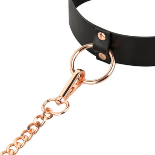 Roséguld Halsband med Koppel