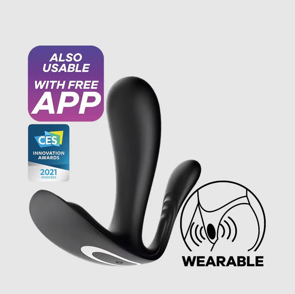 Satisfyer Top Secret+ Dubbel Vibrator med Appstyrning