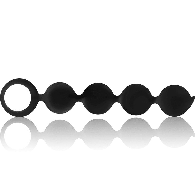 Black&amp;Silver Lennon Anal Beads