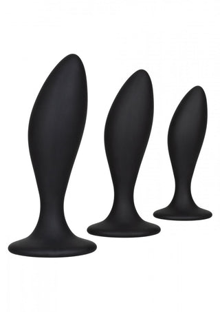Silikon Curved Buttplug Set
