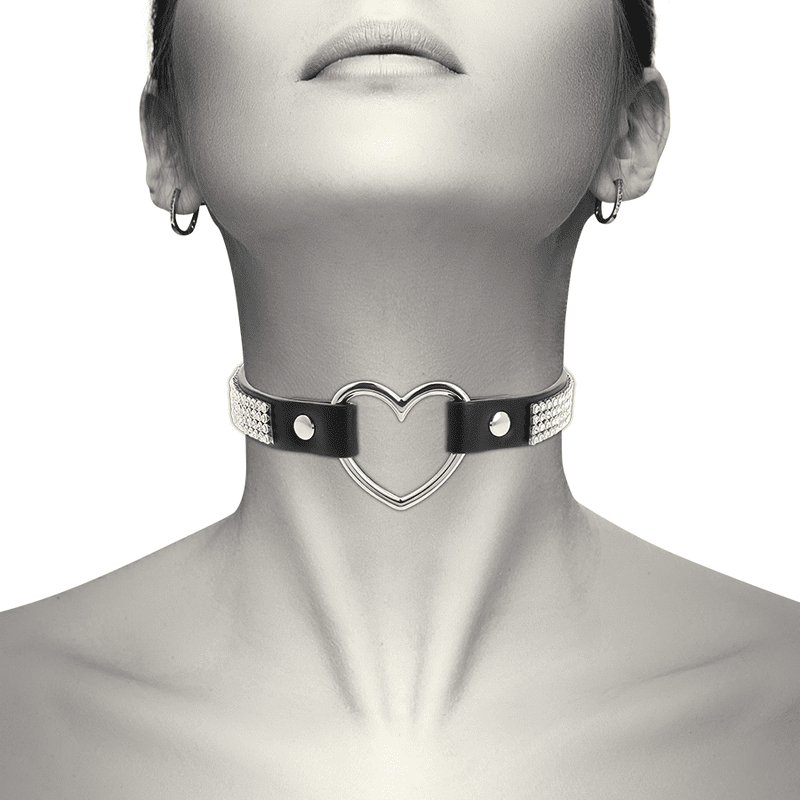 Choker Necklace With Heart 