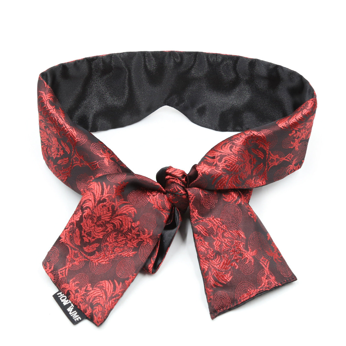 Red Patterned Luxurious Blindfold