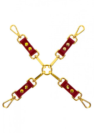 Röd Bondage Hogtie
