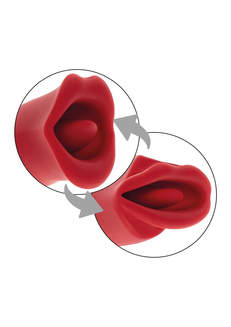 Bevægelig tunge oralsexvibrator