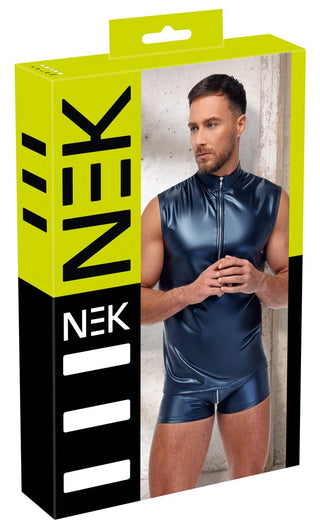 NEK Blå Wetlook Tröja