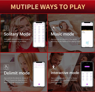 Lufttryck Vibrator Med App