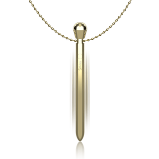 Vibrator Halsband Guld
