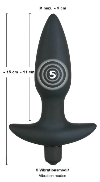 Vibrerande Buttplu 15 cm