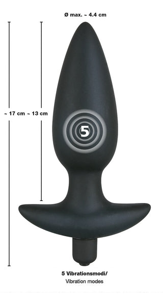 Vibrerande Buttplug 17 cm