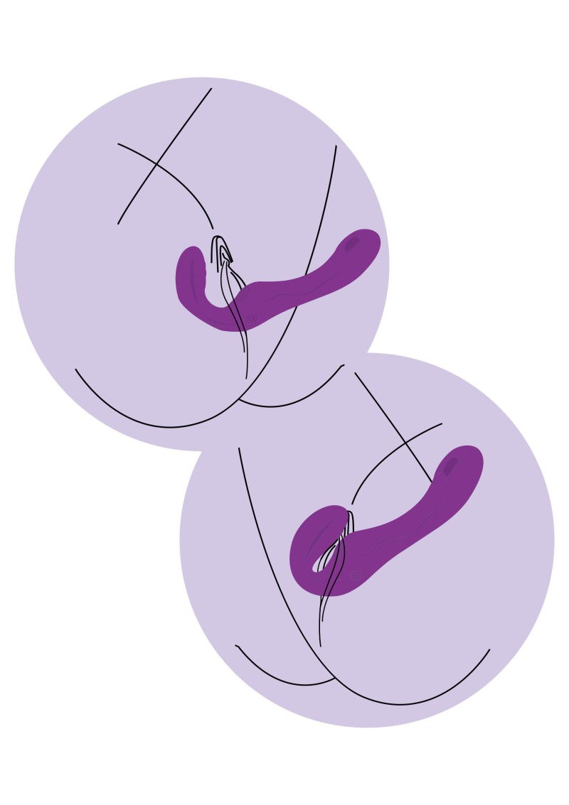Remote Controlled Strapless Strapon