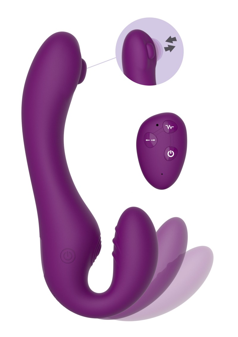 Remote Controlled Strapless Strapon